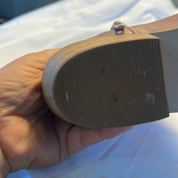 Salmon and Brown Western Ankle Boots - Picture 8 of 11